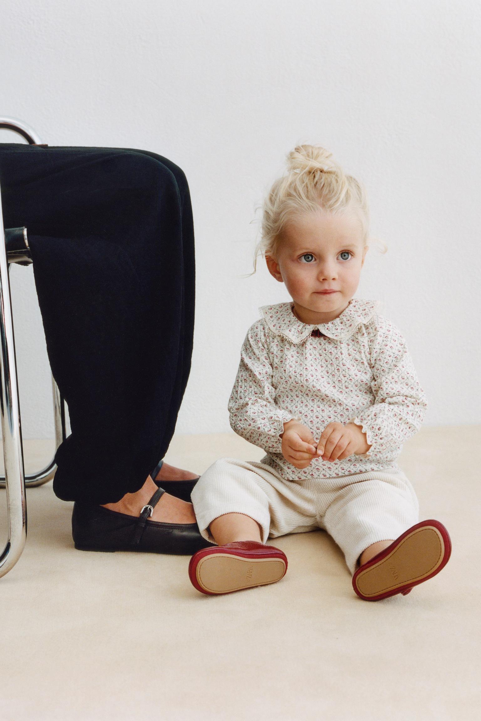 FLORAL PETER PAN COLLAR TOP